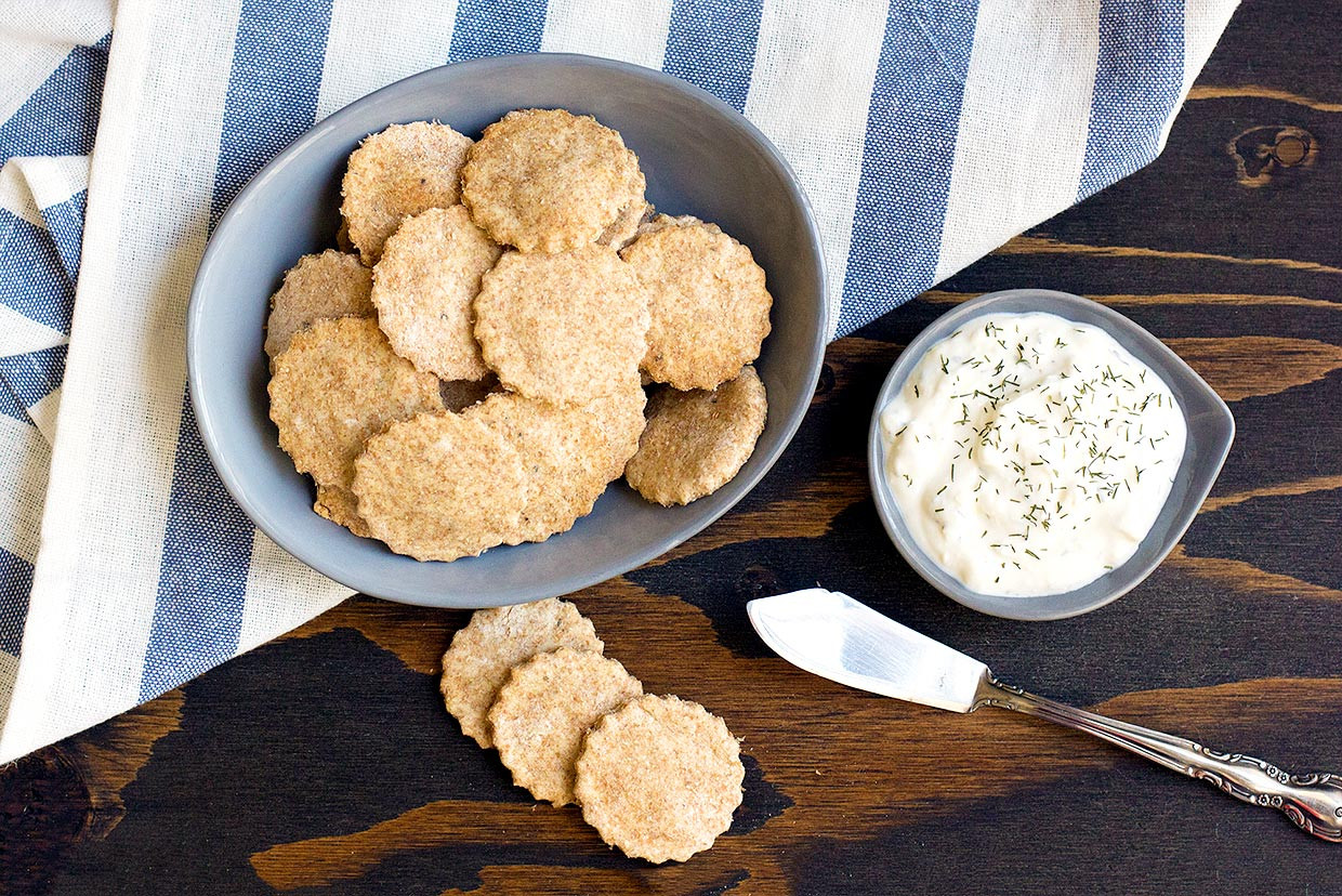 Rice Crackers Recipe
 Whole Wheat and Brown Rice Crackers Recipe