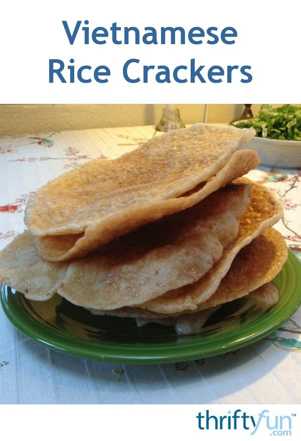 Rice Crackers Recipe
 Vietnamese Sesame Rice Cracker Recipe