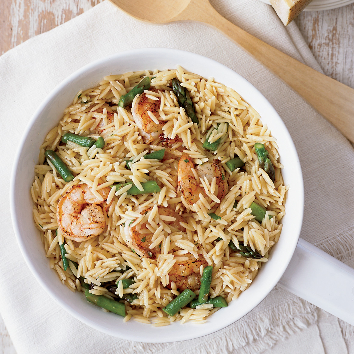 Risotto With Shrimp
 Orzo Risotto with Buttery Shrimp Recipe Ryan Poli