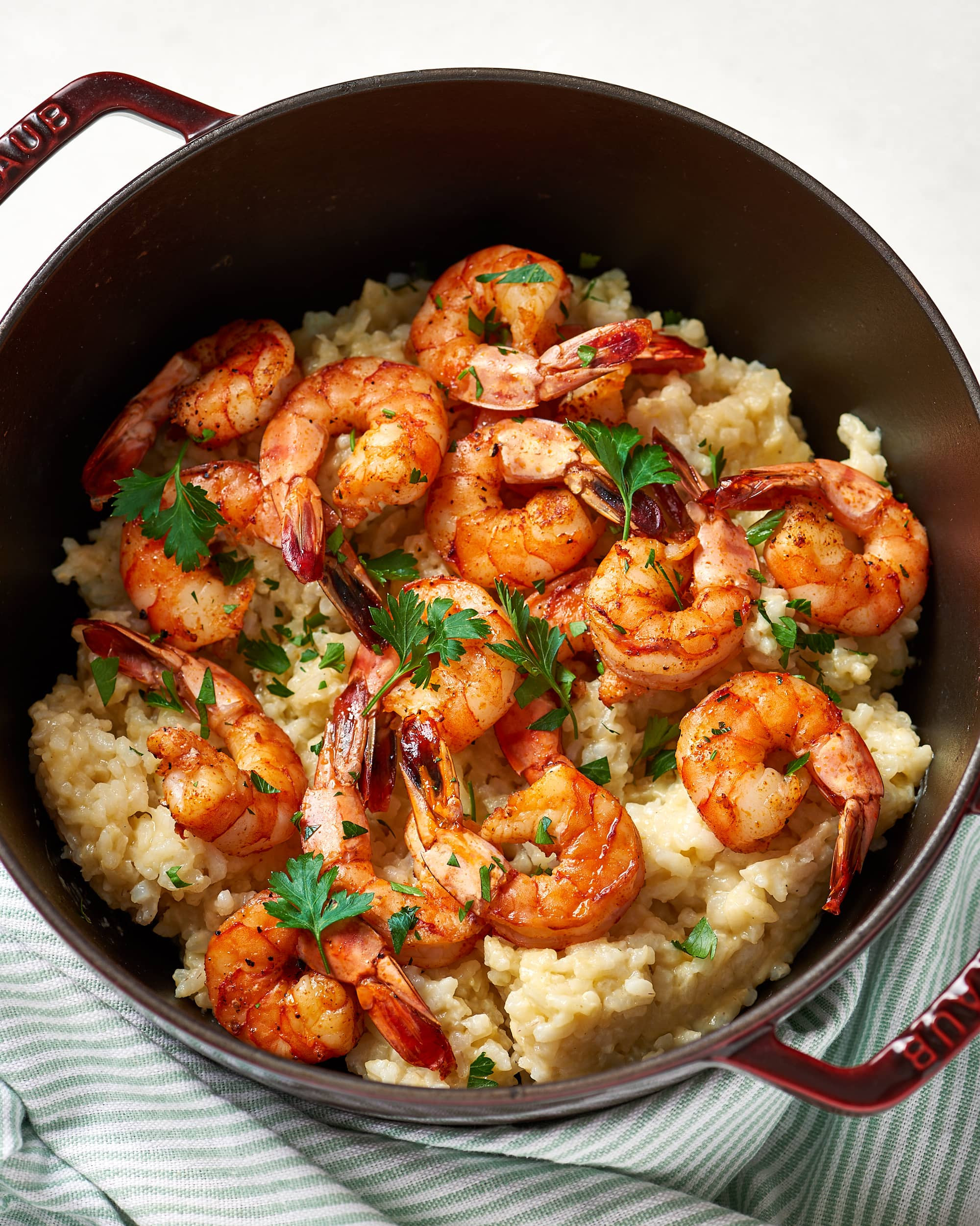 Risotto With Shrimp
 Parmesan Risotto with Roasted Shrimp Recipe