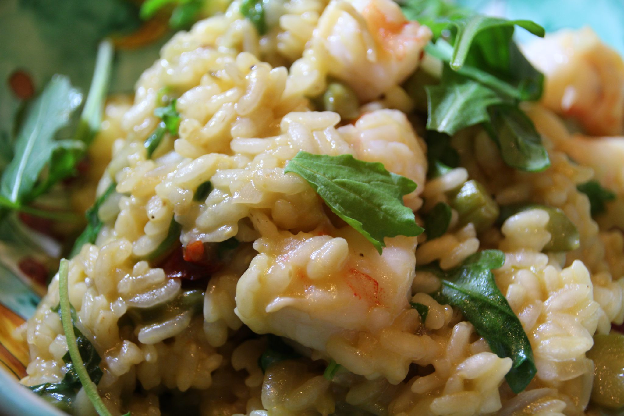 Risotto With Shrimp
 Risotto with Shrimps Scallops and Asparagus