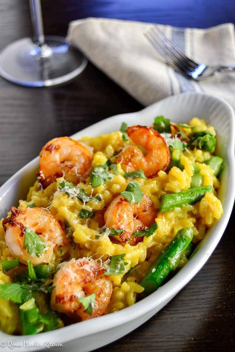 Risotto With Shrimp
 Shrimp and Asparagus Risotto – Honest Cooking