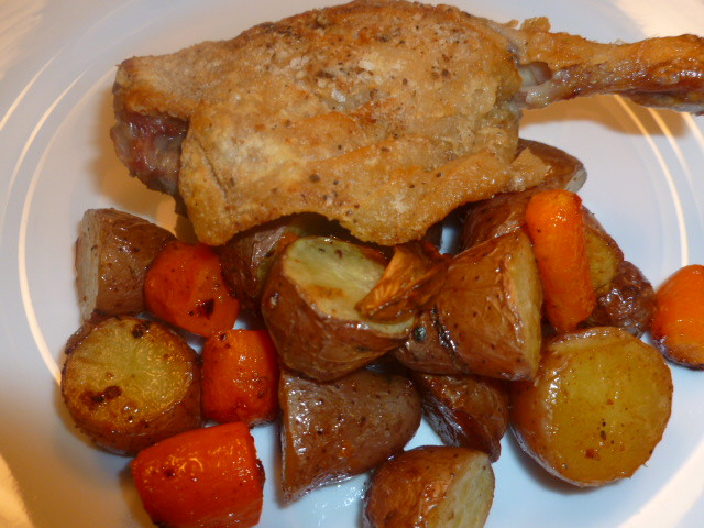 Roast Duck Leg Recipes
 Roasted Duck Legs with Potatoes and Carrots – Tasty Eats