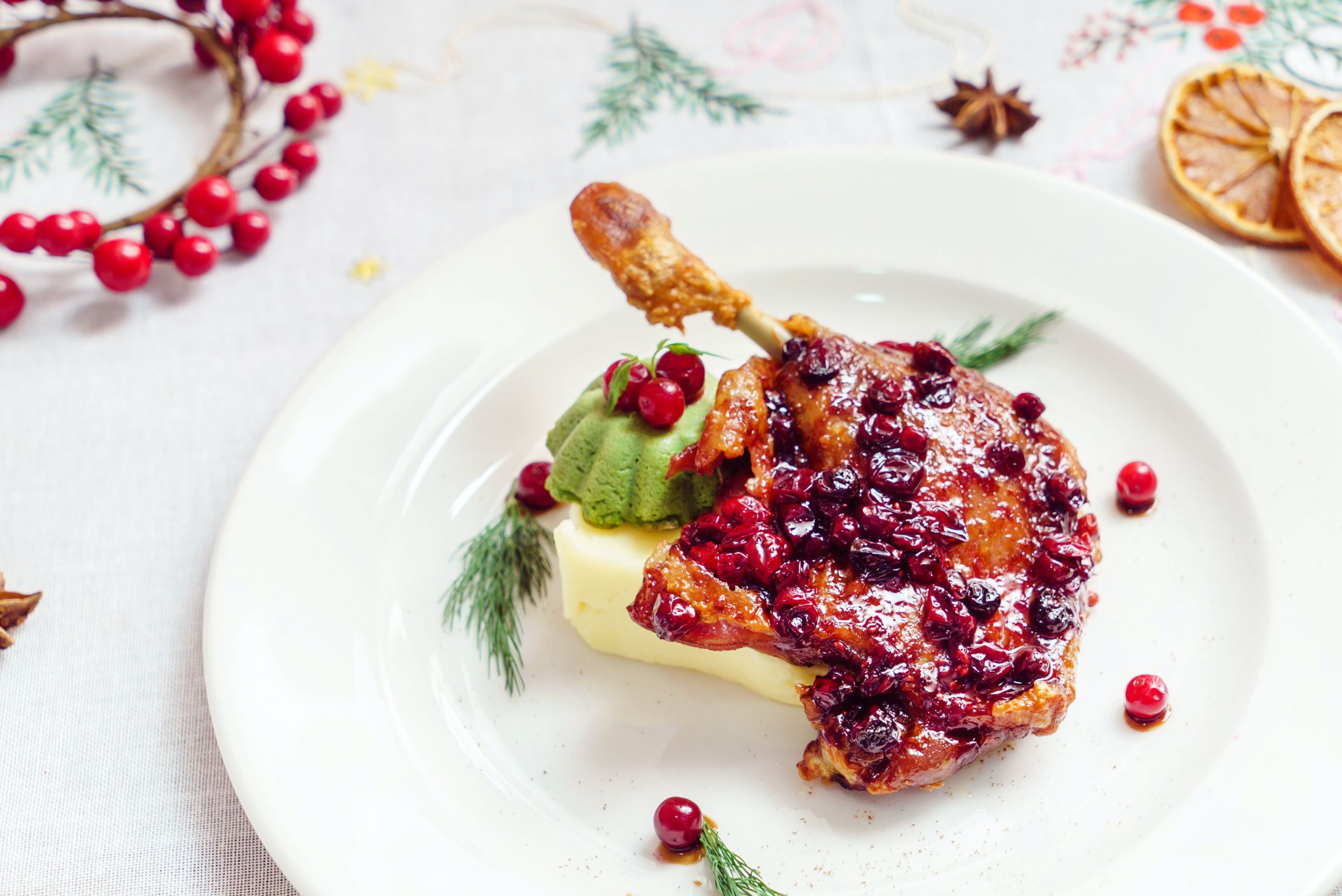 Roast Duck Leg Recipes
 Roasted Duck Legs with Orange and Cranberry Sauce