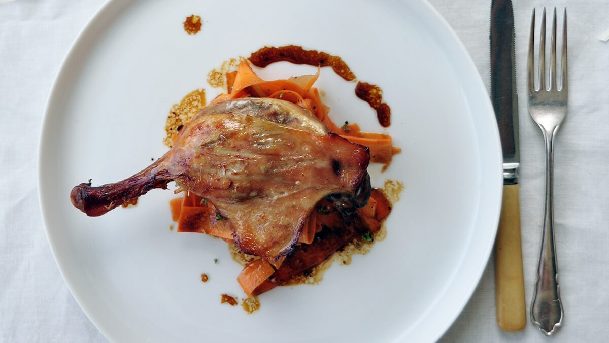 Roast Duck Leg Recipes
 Vanilla & Orange Slow Roasted Duck Legs