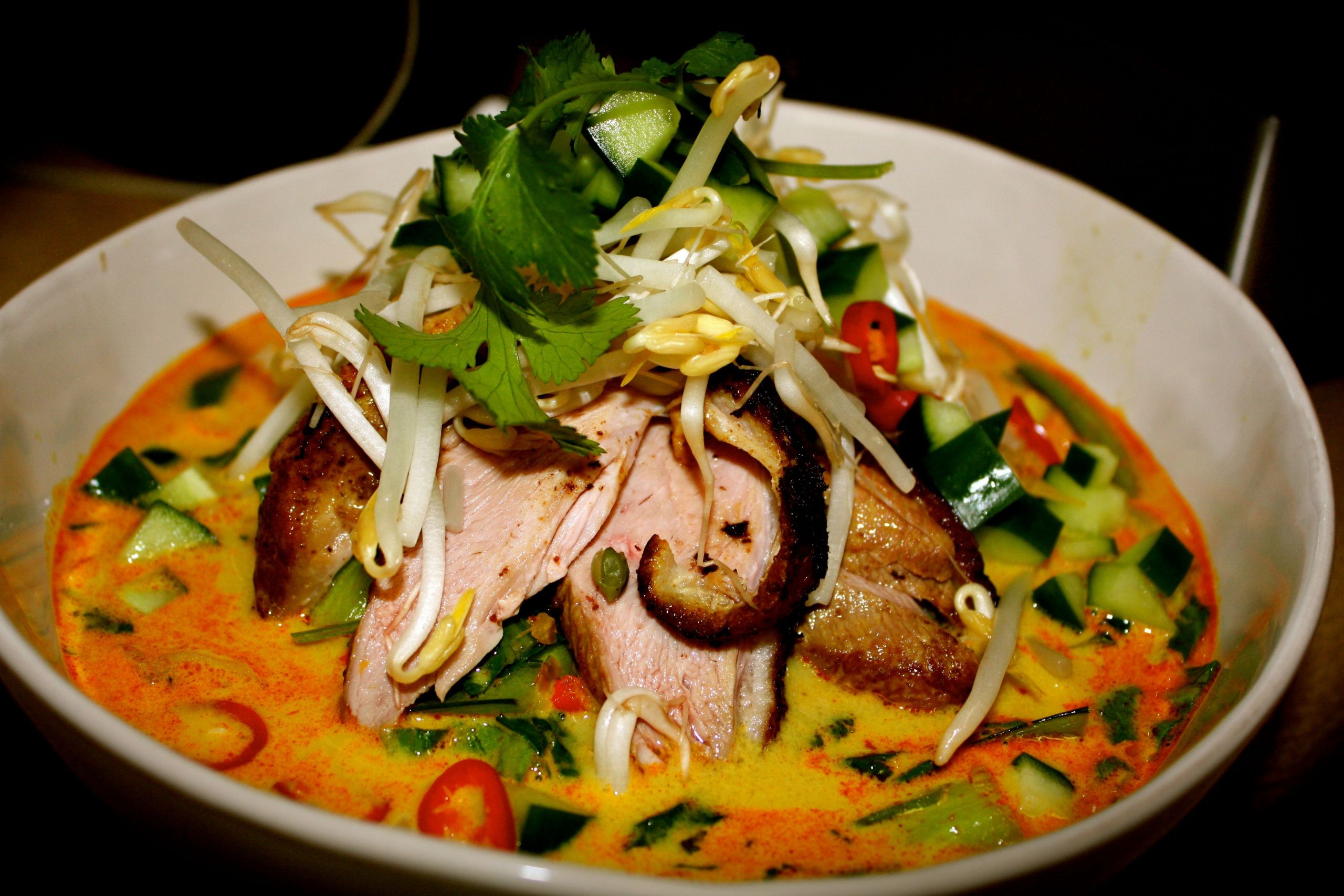 Roast Duck Side Dishes
 Slow Roasted Duck Laksa