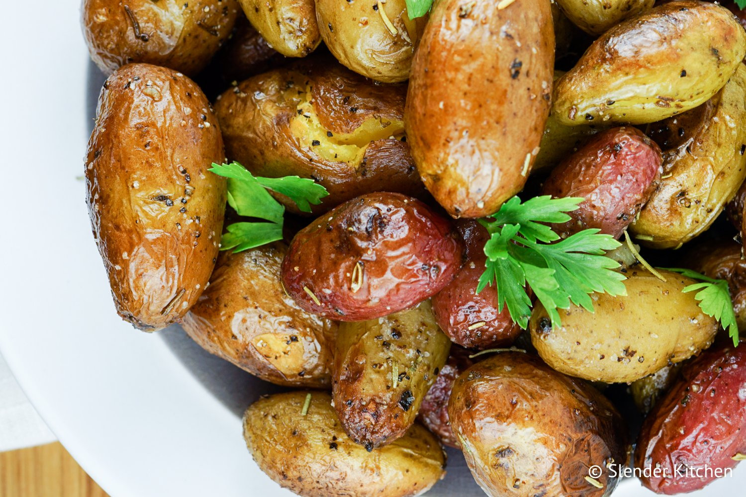 Roasted Baby Potatoes Recipe
 Roasted Rosemary Baby Potatoes Slender Kitchen