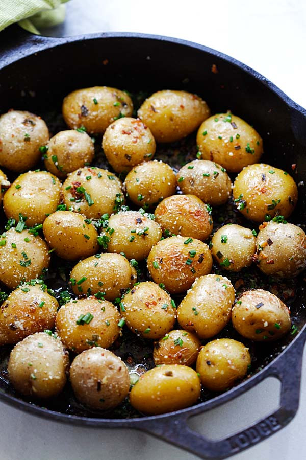 Roasted Baby Potatoes Recipe
 Garlic Chive Butter Roasted Potatoes Rasa Malaysia