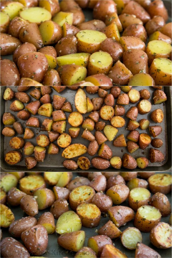 Roasted Baby Red Potatoes
 Easy Oven roasted baby red potatoes Natasha s Kitchen