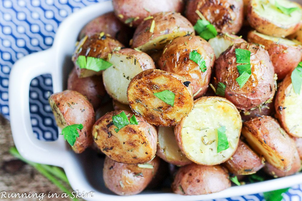 Roasted Baby Red Potatoes
 Oven Roasted Baby Red Potatoes w Garlic