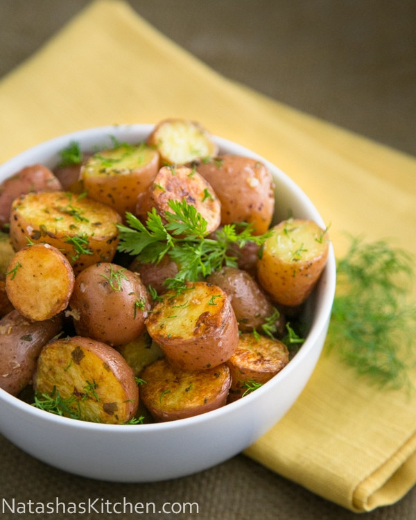 Roasted Baby Red Potatoes
 Easy Oven roasted baby red potatoes