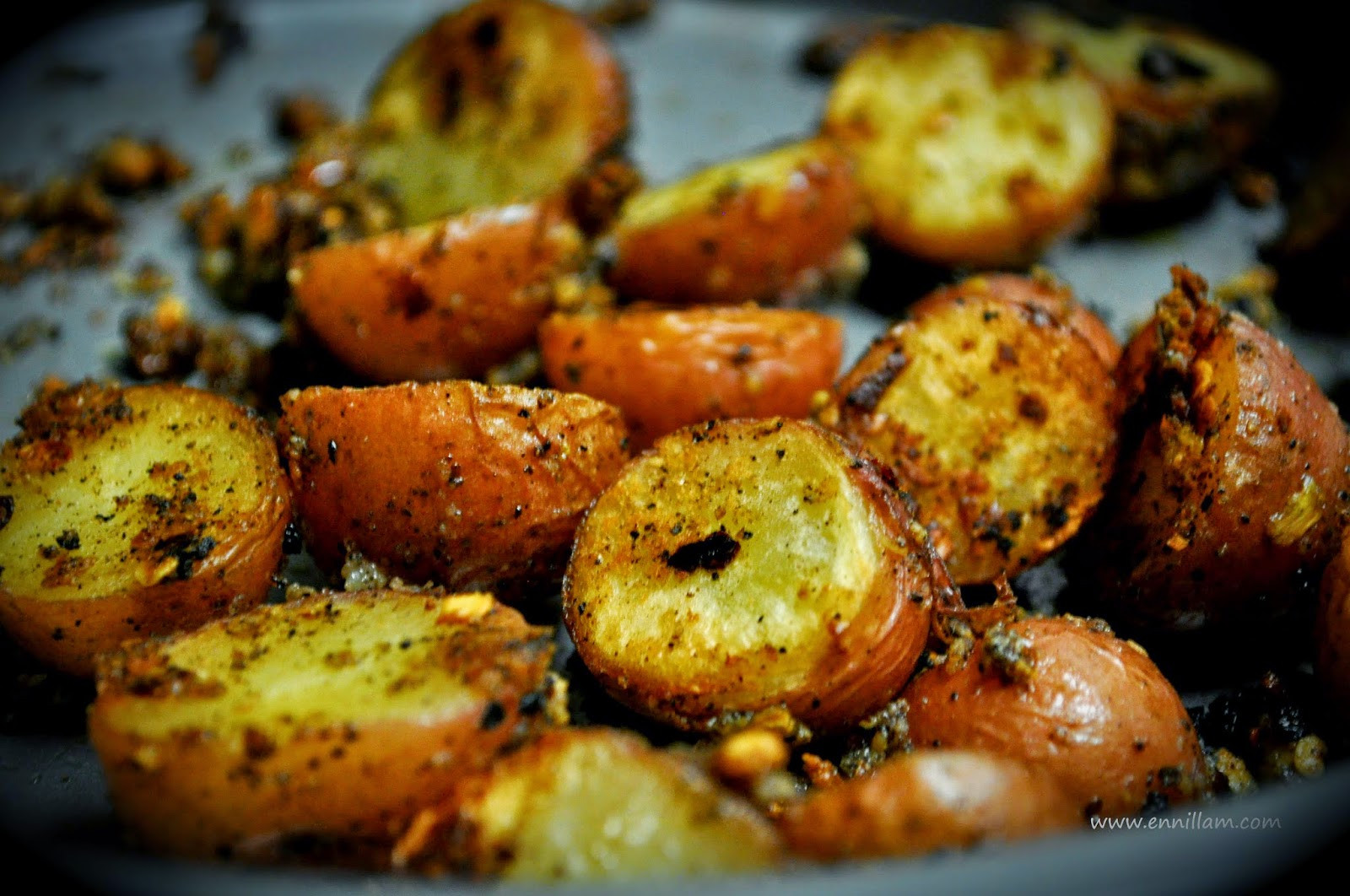 Roasted Baby Red Potatoes
 Oven roasted red baby potatoes