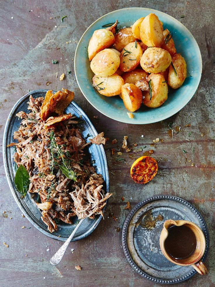 Roasted Duck Recipes Jamie Oliver
 Easy Christmas roast duck with crispy potatoes and port