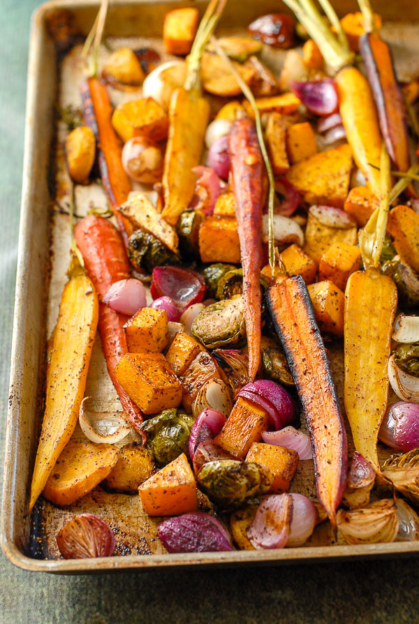 Roasted Fall Vegetables Recipe
 Balsamic Roasted Fall Ve ables with Sumac A colorful