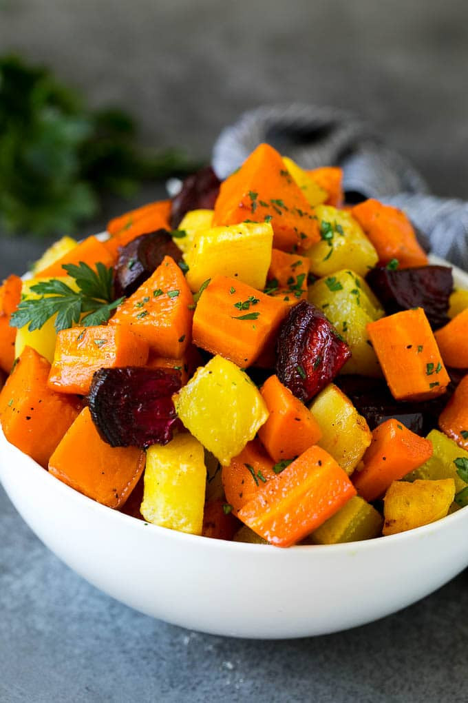 Roasted Fall Vegetables Recipe
 Roasted Root Ve ables Dinner at the Zoo