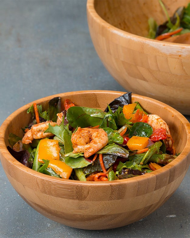 Roasted Shrimp Salad
 This Roasted Shrimp And Veggie Salad Is Perfect For A