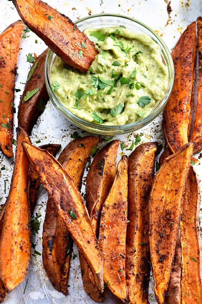 Roasted Sweet Potato Wedges
 Spicy Roasted Sweet Potato Wedges Recipe Add a Pinch