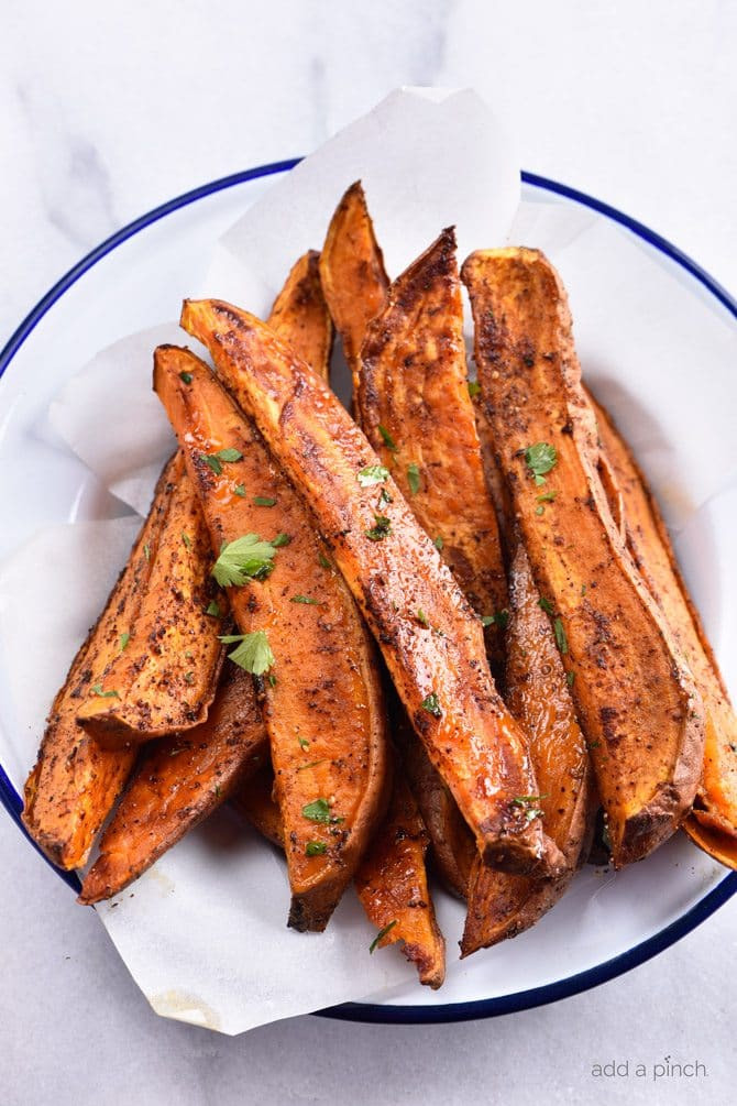 Roasted Sweet Potato Wedges
 Spicy Roasted Sweet Potato Wedges Recipe Add a Pinch