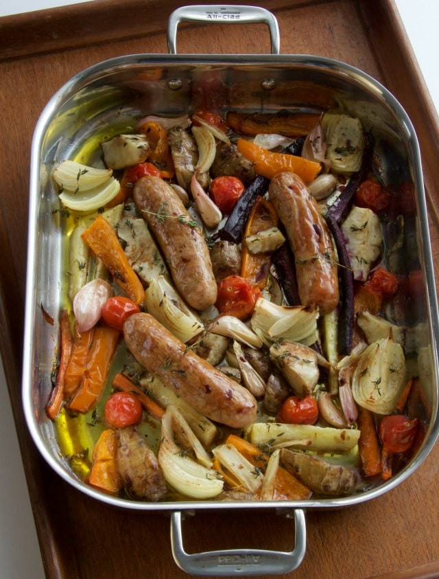 Roasted Vegetables And Sausage
 Roasted Ve ables & Sausage The Culinary Chase