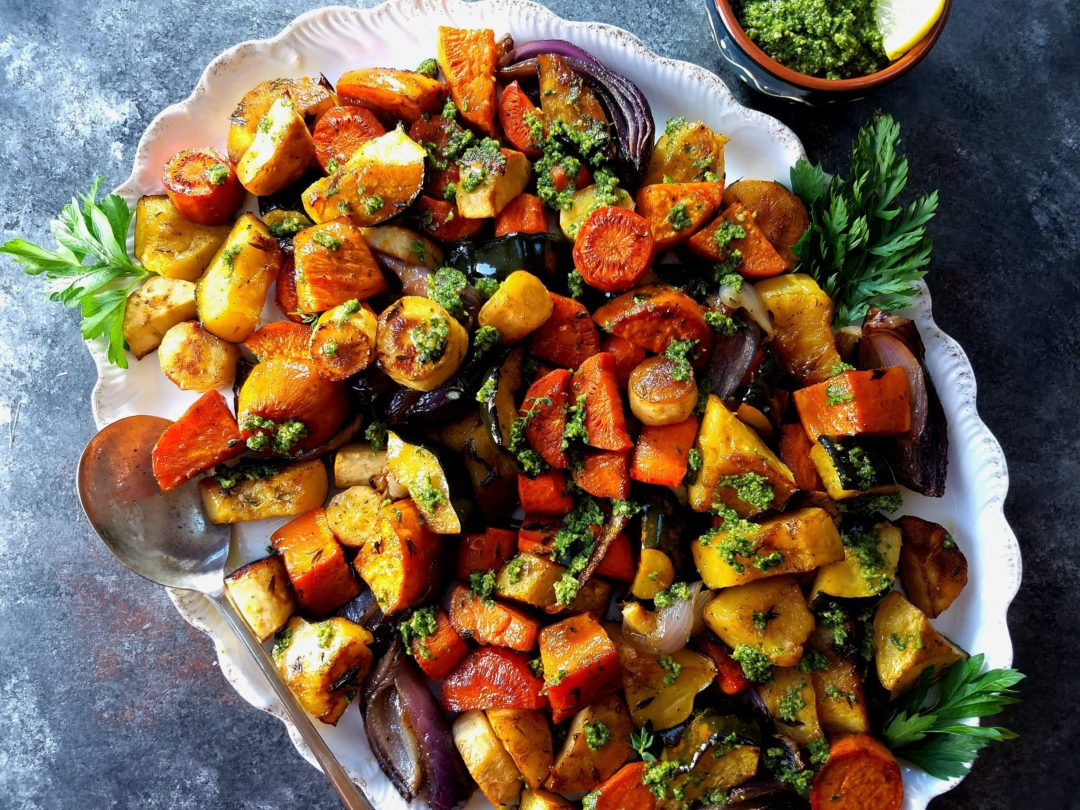 Roasted Vegetables With Balsamic Vinegar
 Balsamic Roasted Root Ve ables Give it Some Thyme