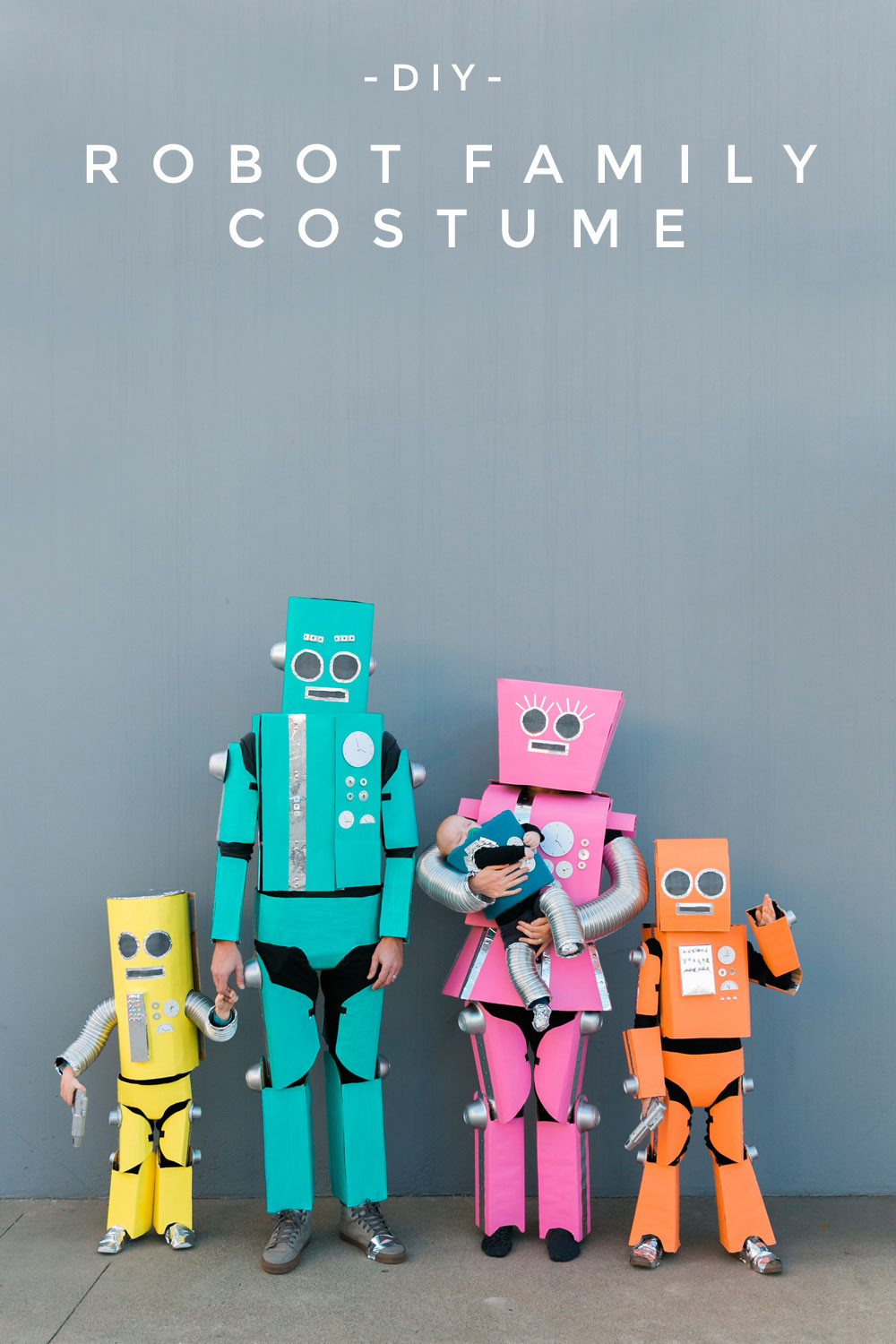 Robot Costume DIY
 DIY ROBOT FAMILY COSTUME Tell Love and Party