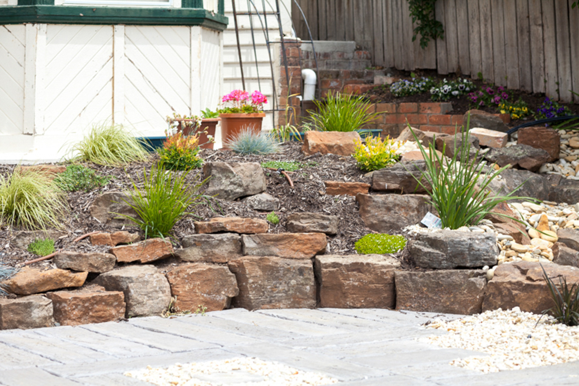 Rock Landscape Edging
 Garden Edging Andrew Nicholson Landscapes