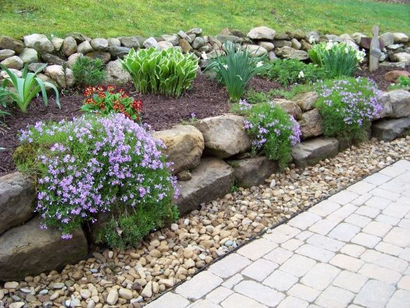 Rock Terrace Landscape
 Natural rock terraced landscape bed