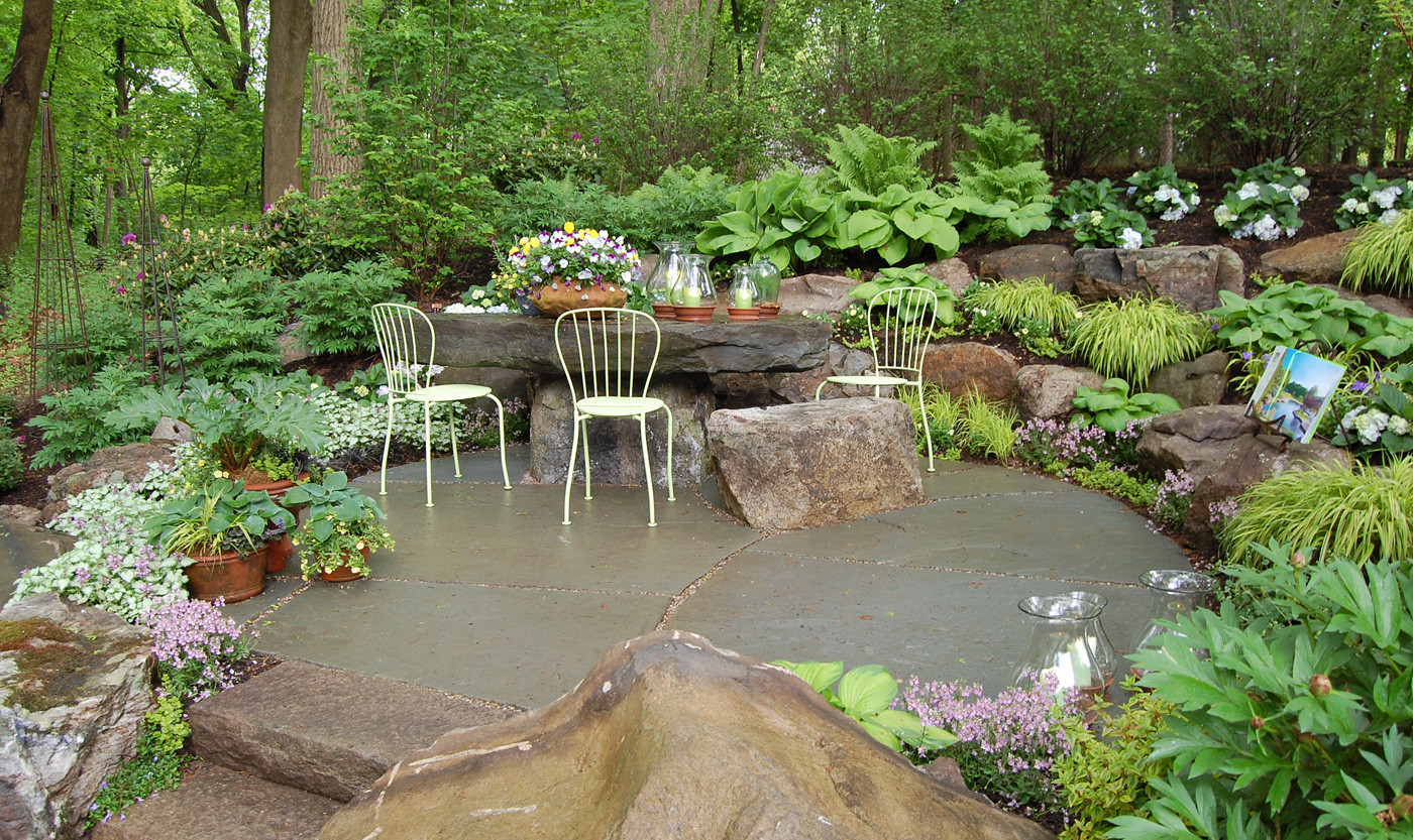 Rock Terrace Landscape
 Rock Gardens Cording Landscape Design