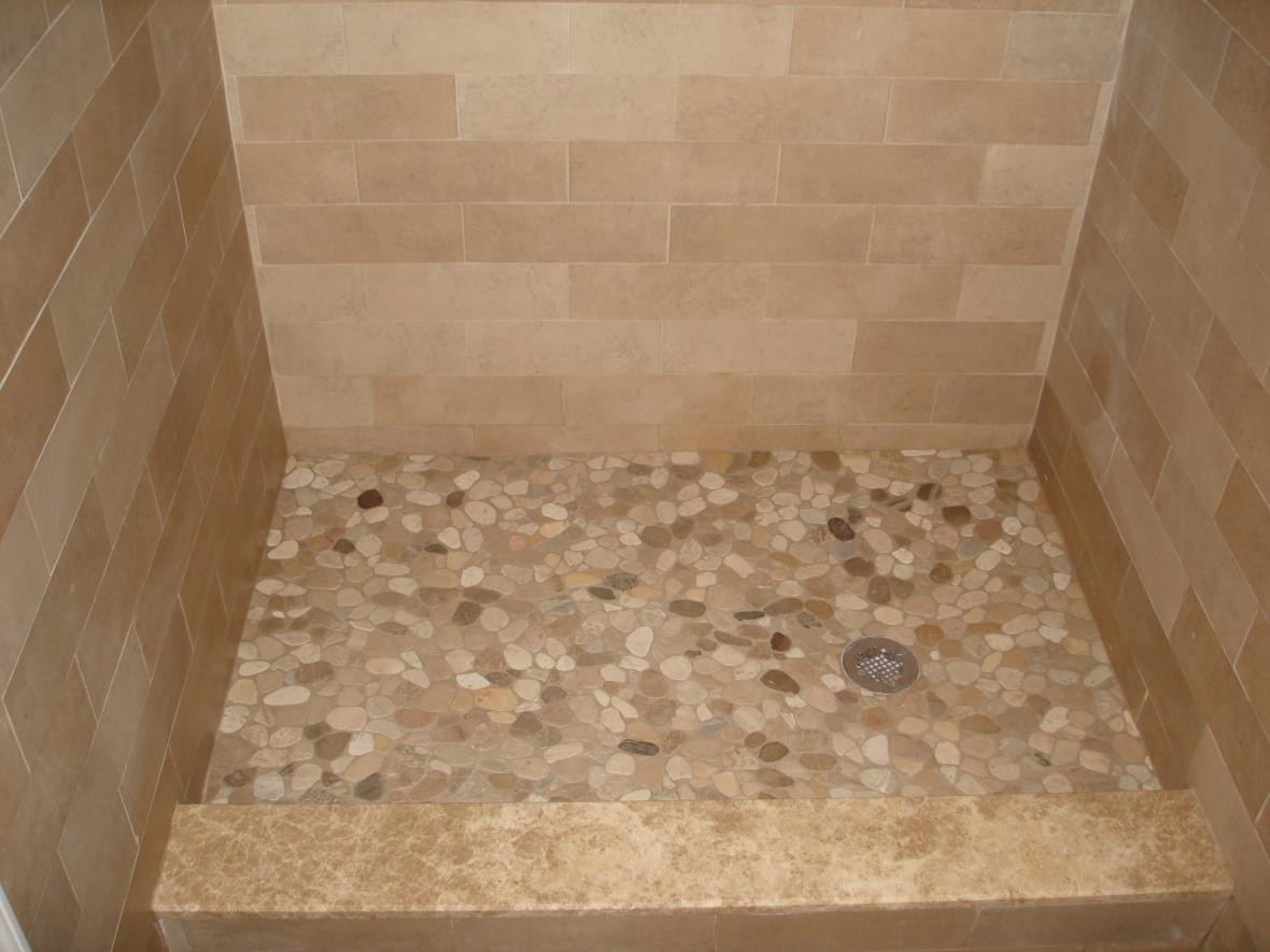 Rock Tile Bathroom
 31 great ideas and pictures of river rock tiles for the