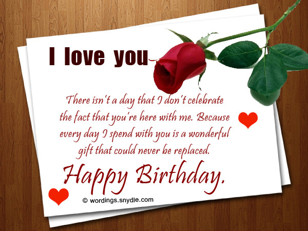 Romantic Birthday Wishes For Her
 Romantic Birthday Wishes And Messages – Wordings and Messages