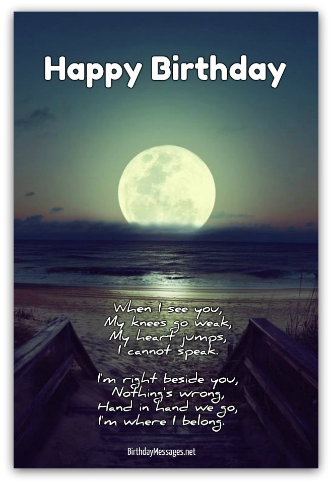 Romantic Happy Birthday Quotes
 Romantic Birthday Poems Romantic Birthday Messages