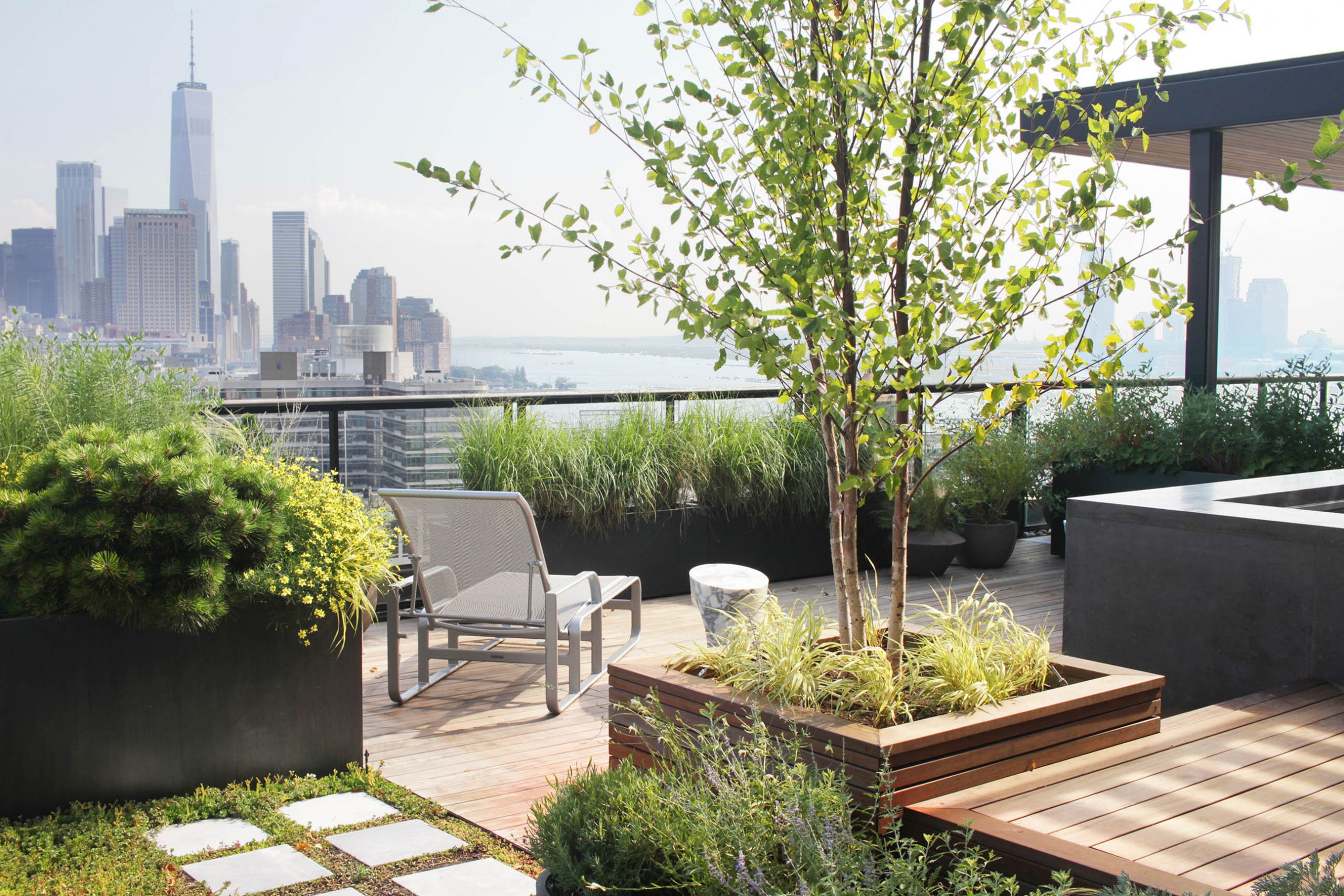 Rooftop Terrace Landscape
 Private Rooftop Terrace Dirtworks Landscape Architecture PC