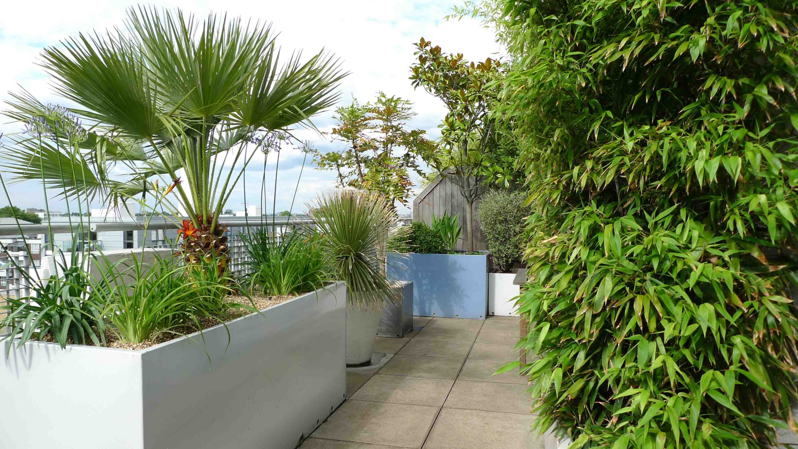 Rooftop Terrace Landscape
 Roof terrace designs rooftop terrace garden design urban