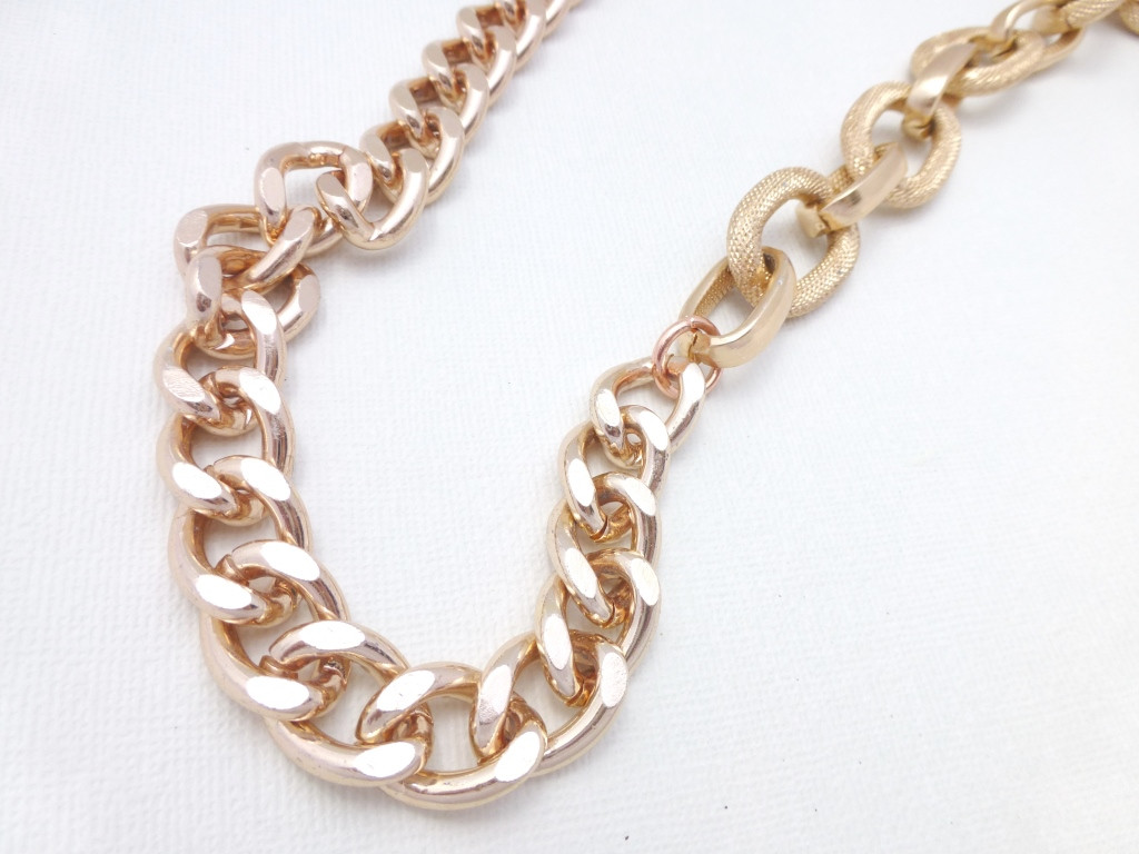 Rose Gold Chain Necklace
 Rose Gold Chunky Chain Necklace