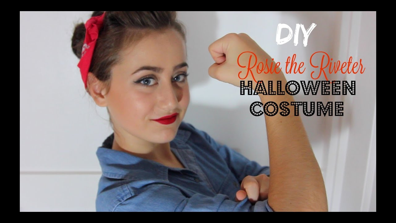 Rosie The Riveter Costume DIY
 DIY Rosie The Riveter Halloween Costume