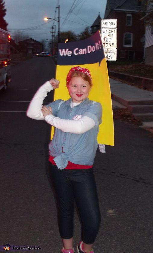Rosie The Riveter Costume DIY
 73 best images about Halloween Rosie s on Pinterest
