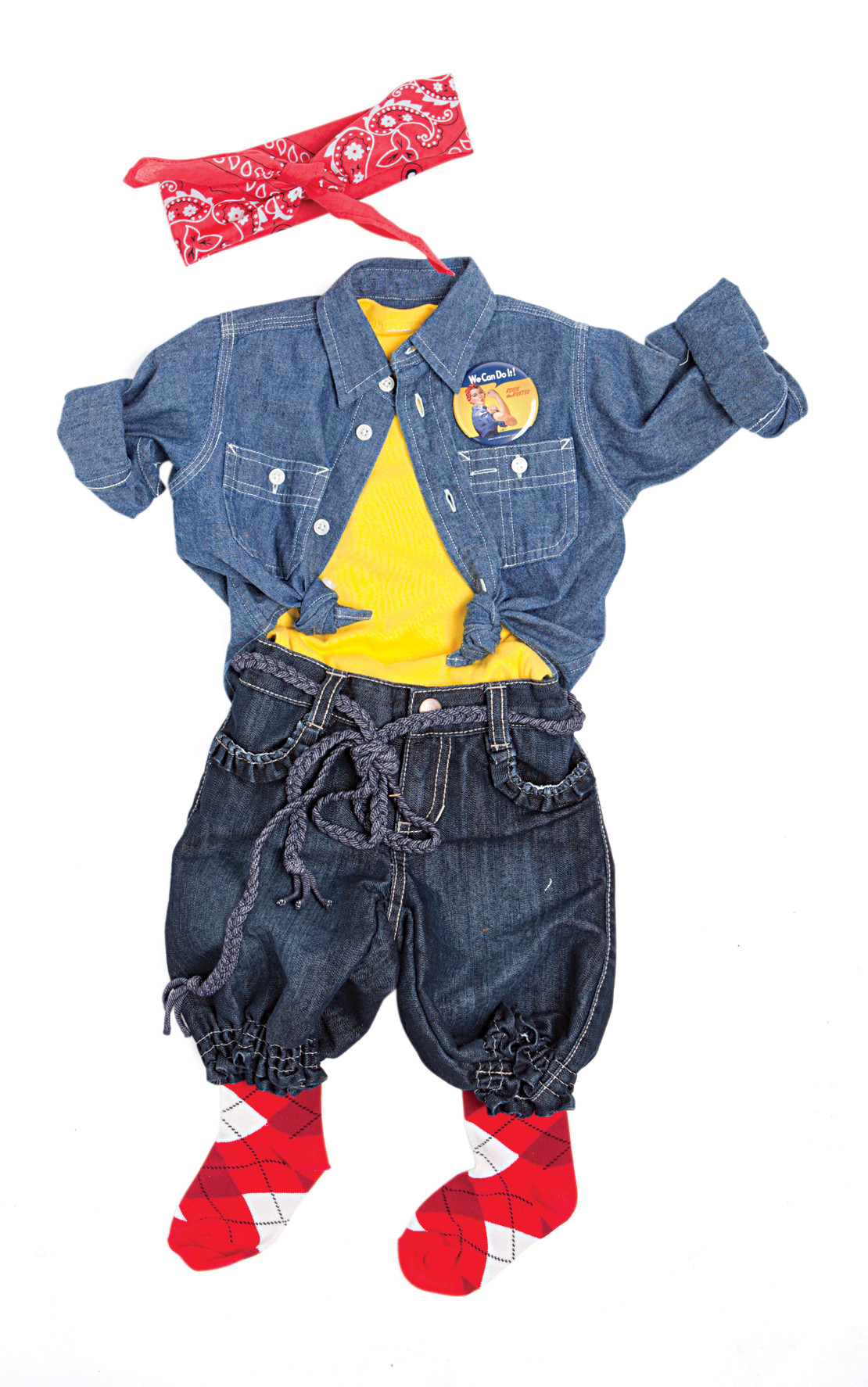 Rosie The Riveter Costume DIY
 9 Fun Infant and Baby DIY Halloween Costume Ideas Parenting
