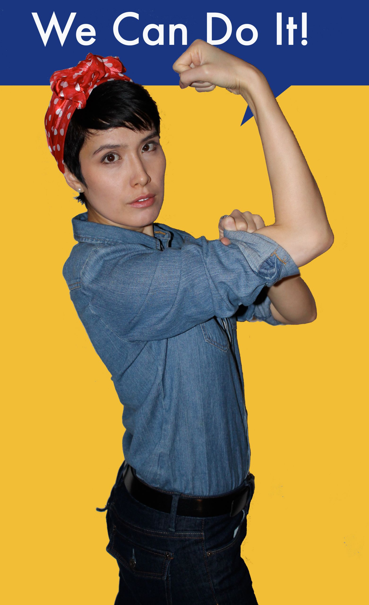 Rosie The Riveter Costume DIY
 Halloween Costumes from Your Closet Rosie the Riveter