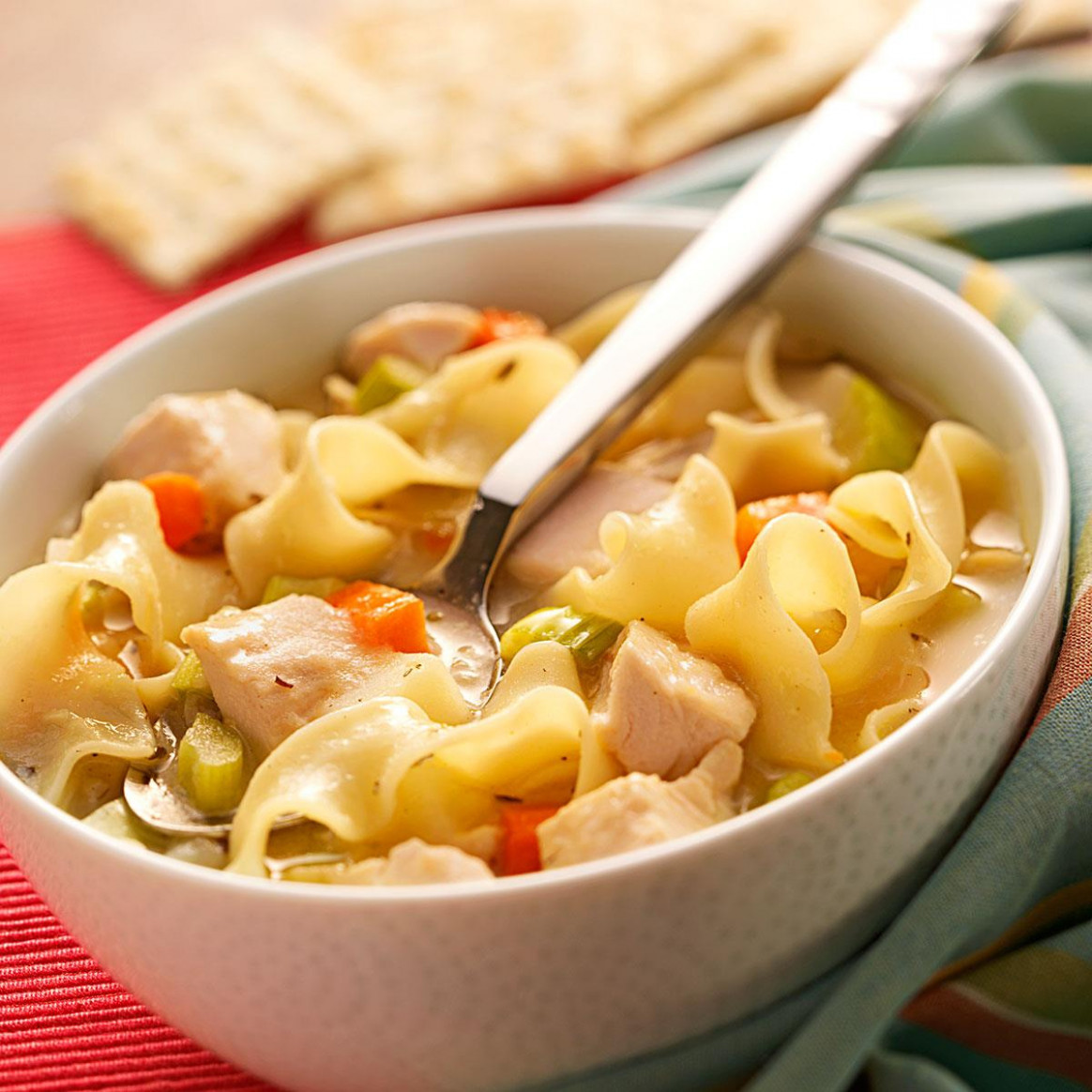 Rotisserie Chicken Noodle Soup Recipe
 Roasted Chicken Noodle Soup Recipe