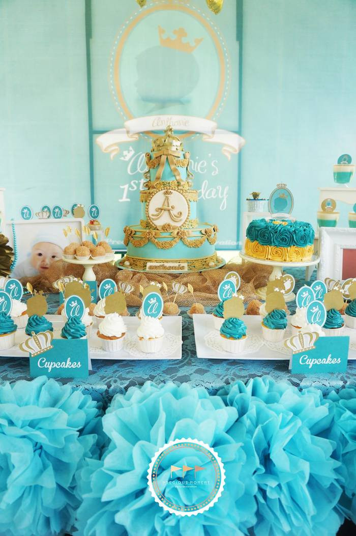 Royal Birthday Party
 Kara s Party Ideas Royal Prince 1st Birthday Party via