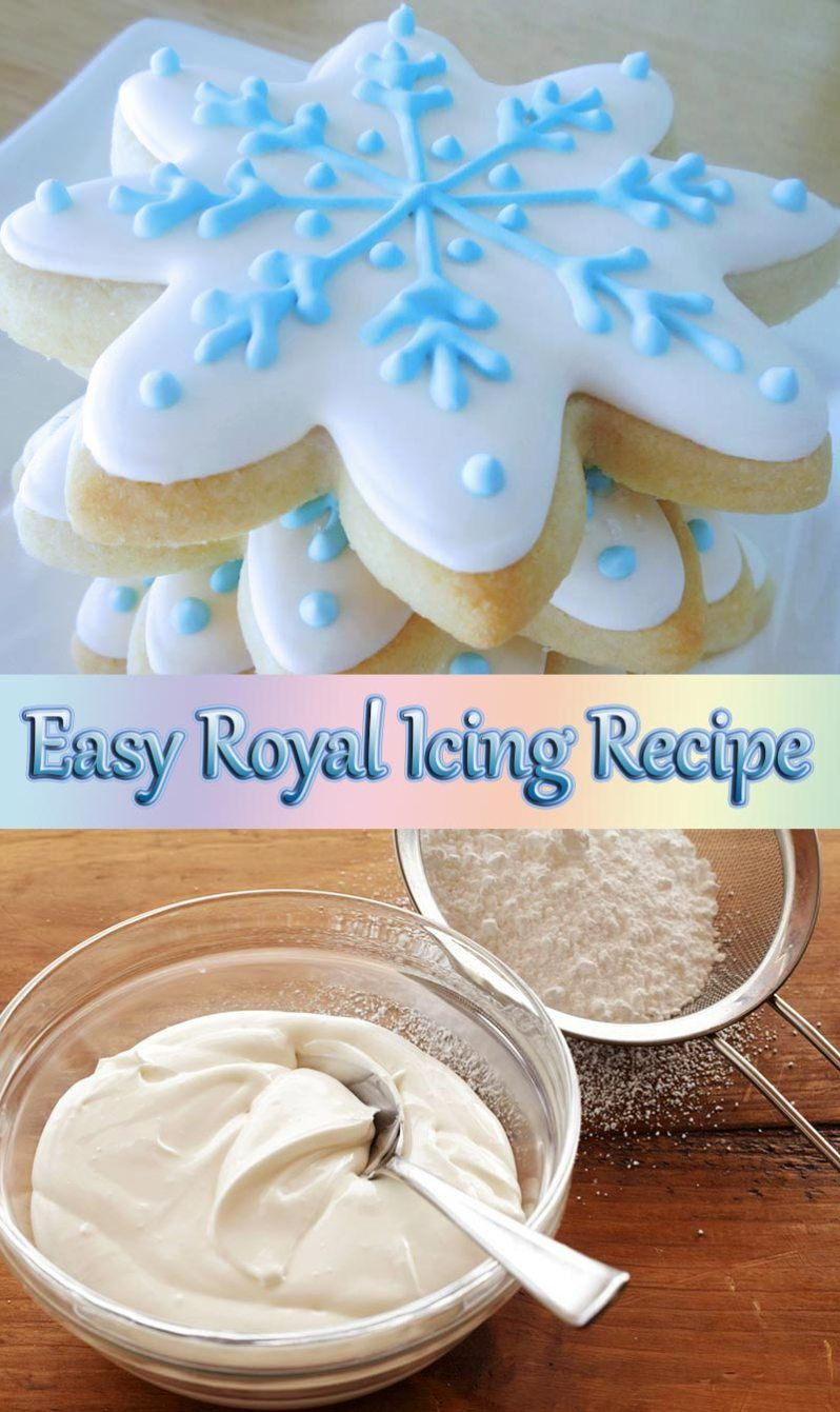 Royal Icing Cookies Recipe
 Easy Royal Icing Recipe