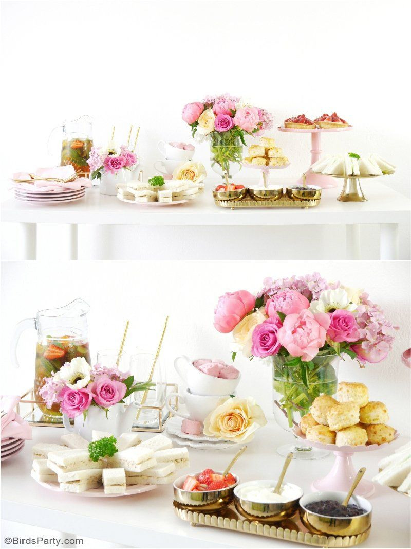 Royal Tea Party Ideas
 Styling a Pretty Royal High Tea Party