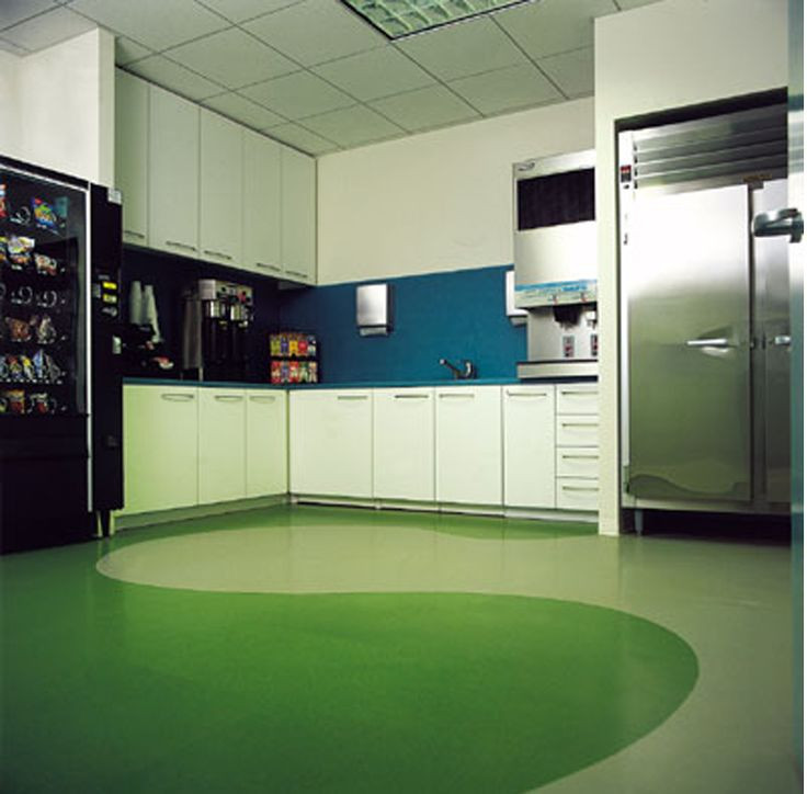 Rubber Kitchen Flooring
 Modern Kitchen With Rubber Flooring