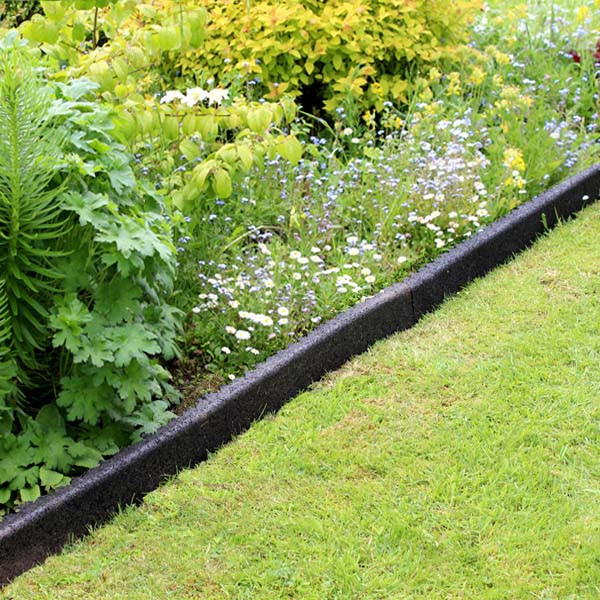 Rubber Landscape Edging
 Buy Black Crumb Rubber Garden Edging line Best Prices