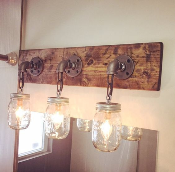 Rustic Bathroom Lighting
 Sweetly Scrapped Home Rustic Lighting Ideas for Your Home