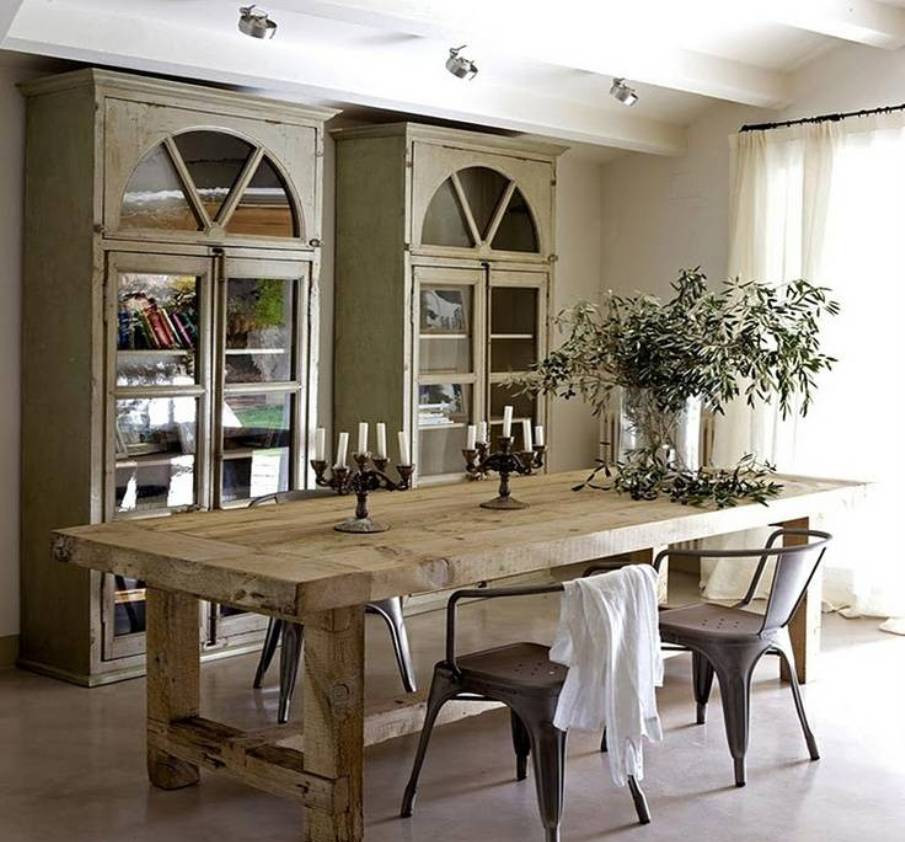 Rustic Farmhouse Kitchen Table
 Going Rustic With Farmhouse Dining Table Make It Work