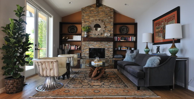 Rustic Modern Decor Living Room
 Modern Rustic Living Room Transitional Living Room