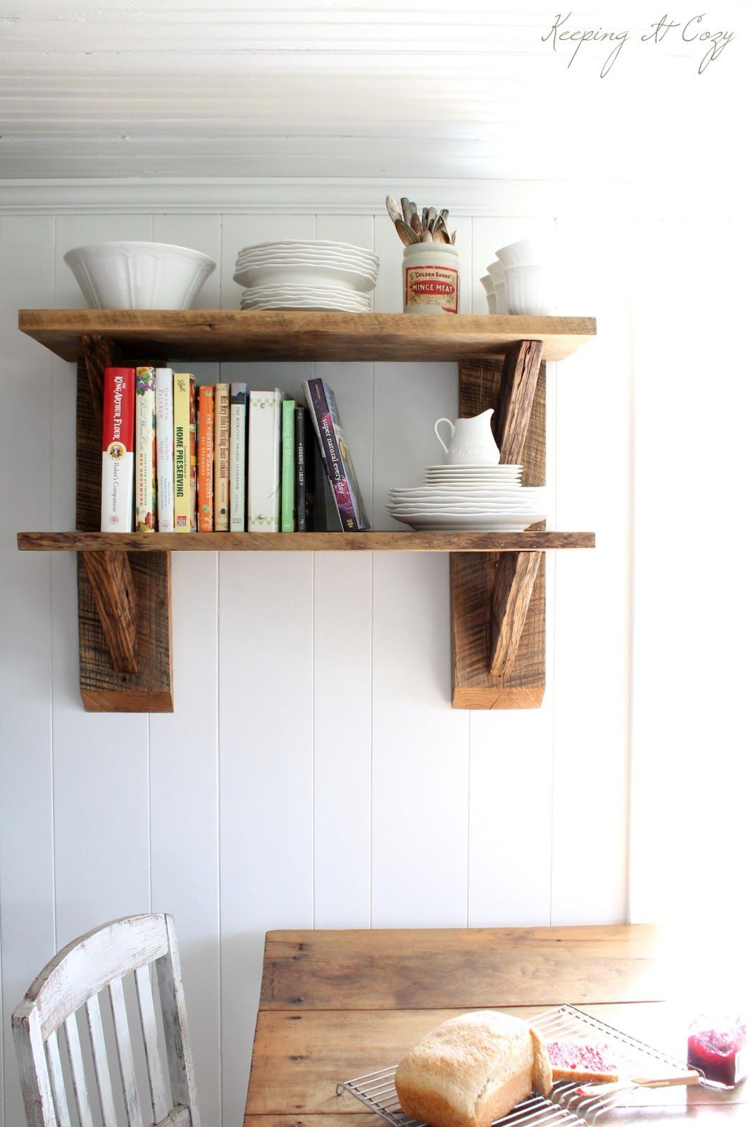 Rustic Wood Shelves DIY
 60 Ways To Make DIY Shelves A Part Your Home s Décor