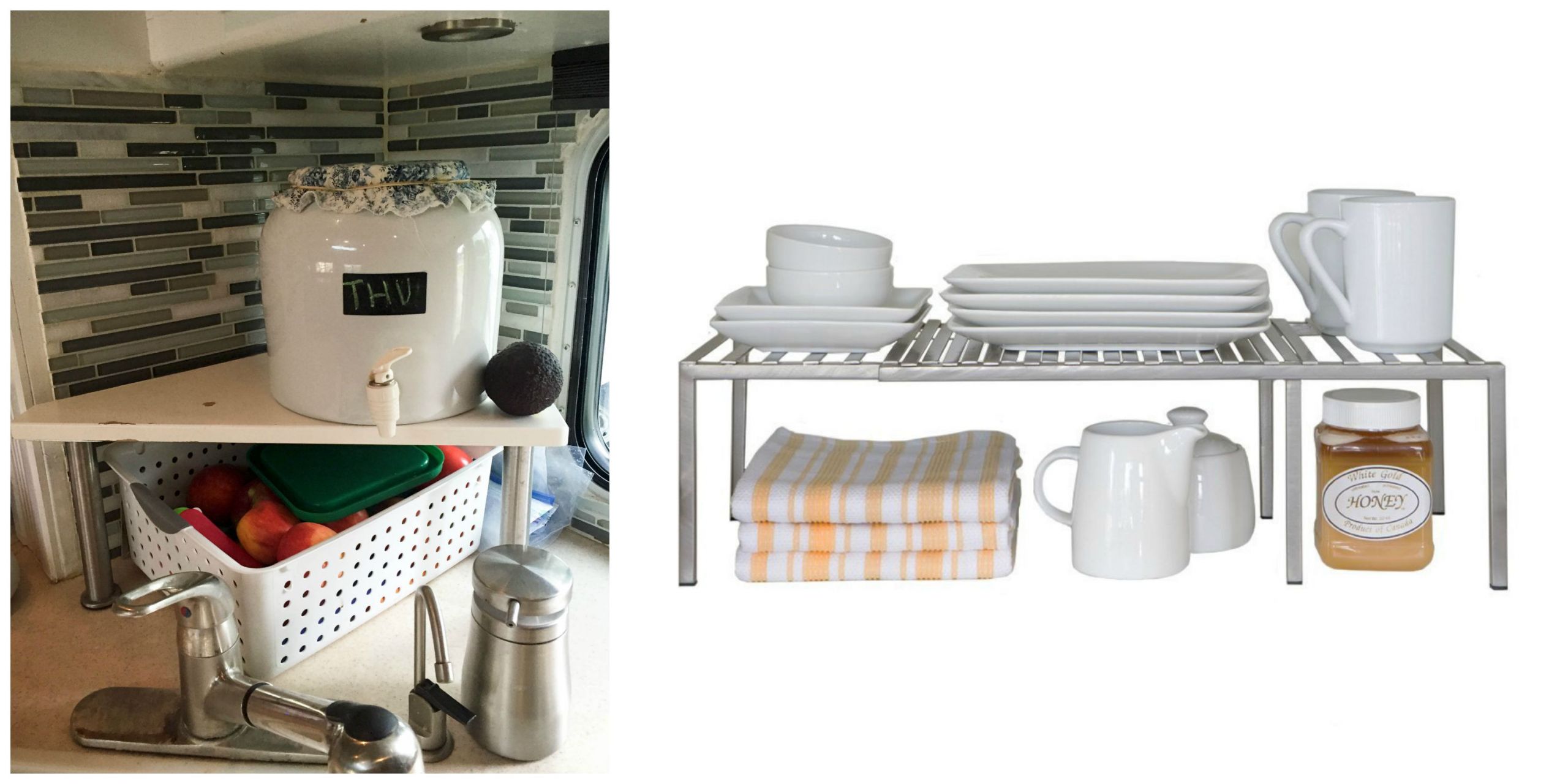 Rv Kitchen Organization
 CALM THE CLUTTER RV STORAGE SOLUTIONS AND ORGANIZATION