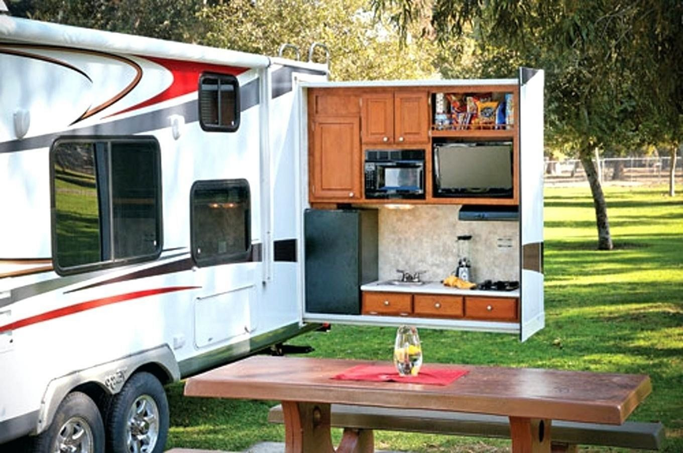 Rv Outdoor Kitchen
 33 fortable RV Camper Outdoor Kitchen Ideas For Cozy